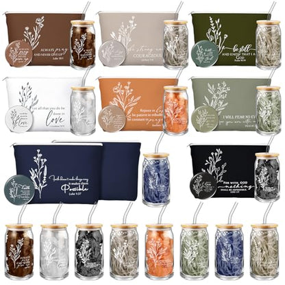 Fumete 8 Sets Christian Gifts for Women Birthday Appreciation, Bible-c - color: Bible-c