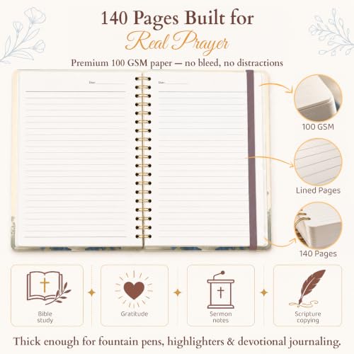 140 Pages Hardcover Blank Christian Notebook,Let Your Light Shine - color: Light Shine