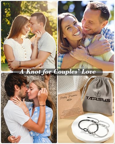 Tarsus Matching Couples Bracelets Forever Love Knot Relationship Jewelry - style: Matching Love Knot