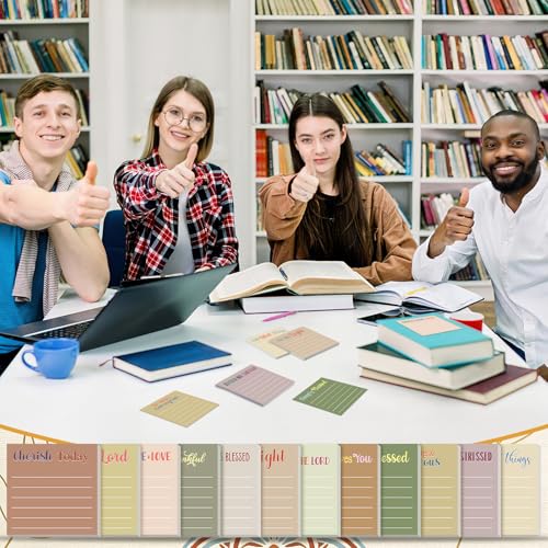 Yinder 24 Pcs Inspirational Sticky Notes Gifts, Bible, Boho - color: Boho, size: Bible