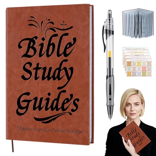 Bible Study Guide - 66-Page 3-in-1 Brown Bibles Study Kit