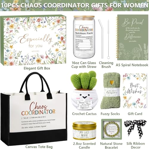 Thank You Gifts for Women, Chaos Coordinator Bosses Day Gifts for Women - style: Chaos Coordinator