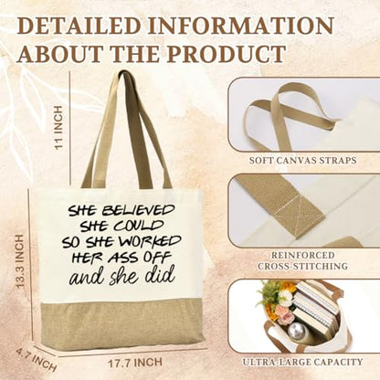 FriendsTote Bag, Funny gift Friend Tote bag, Best friend Makeup Bag, for Women Men Best Friends Birthday Gift - color: Believed 0158