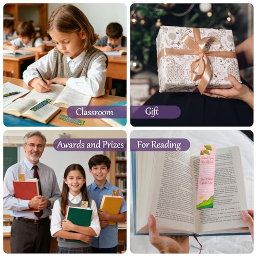 8Pcs Christian Bookmarks for Women Men Religious Gift Inspirational Scripture Gifts Catholic Spiritual Gifts Faith Based Gift Easter Christmas Birthday Present for Family Friend Bible Verse Bookmarks - color: Bible Bookmarks