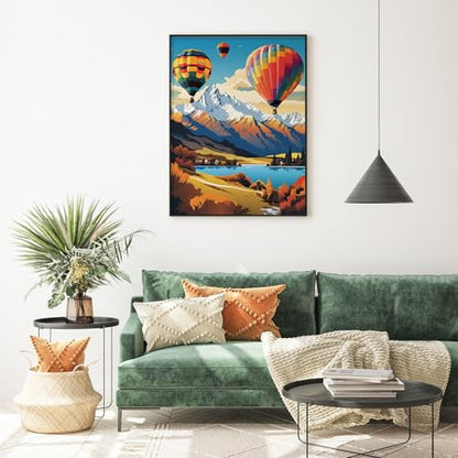 Diamond Art Kits for Adults, Mountain Diamond Painting Kit, 12x16 Inch - color: CYDP1P07