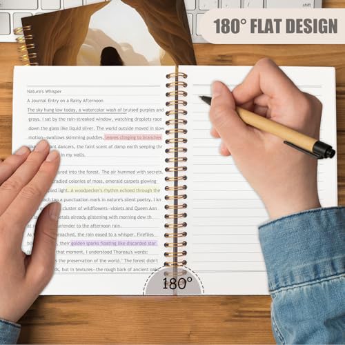 WUCHJ Jesus Christ Spiral Notebook, Church Notes Notebook, I Will Walk With Christ LDS, Jesus Notebooks for School Supplies, Home & Office, Spiral Bound 5.5x8.3 - color: Jesus back view