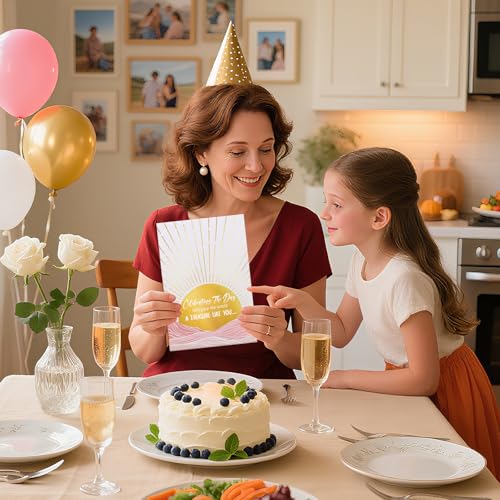 Religious Happy Birthday Card for Men Women Family Friends - color: Celebrating The Day