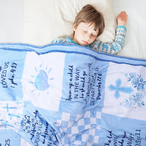 Baptism Gifts for Boy, Christening Gifts for Boys, Dedication Gift - color: Sky Blue