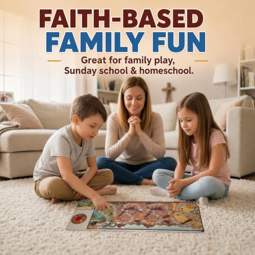 Travofun Exodus Magnetic Snakes and Ladders Bible Game Ages 5–8 - style: Exodus (Snakes & Ladders)