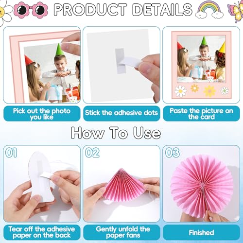 Pastel Groovy End of Year Bulletin Board Set 2026 Graduation Picture Frame Memories Classroom Decoration Paper Fans 3D DIY Hanging Cutouts for First Day of School Classroom Chalkboard Wall Decor - style: Pastel Memories