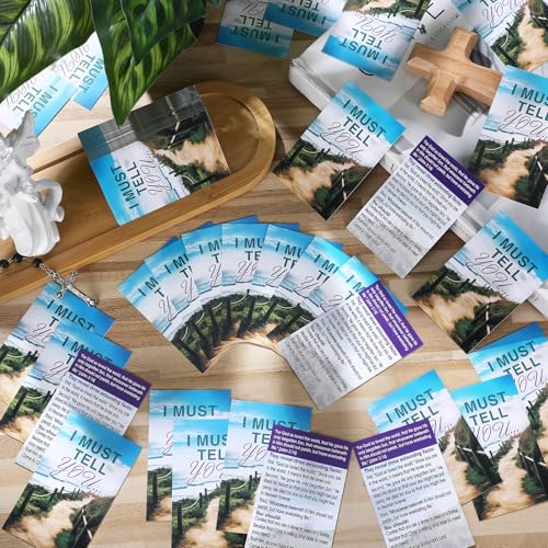 200 Pcs Gospel Tracts Salvation Cards,I Must Tell You - style: I Must Tell You