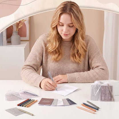 Mooliwe 24 Pcs Affirmation Notebooks Pens Bulk Gifts, Gratitude,Prayer - style: Prayer