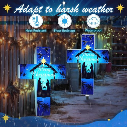 Yousoontic Christmas Solar Stake, Merry Christmas - style: Merry Christmas