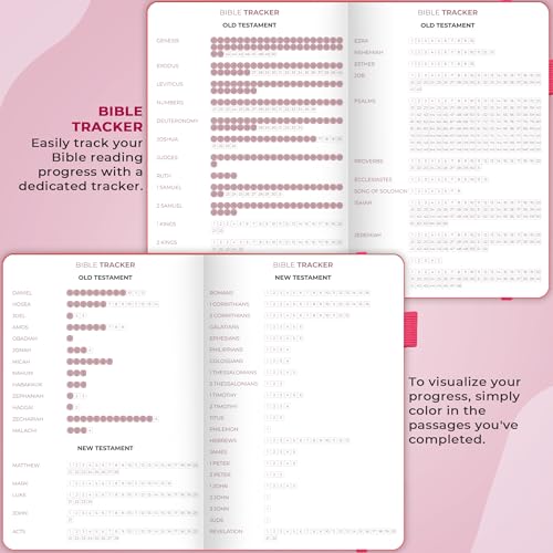 Clever Fox Bible Study Journal, Guide, Supplies for Women A5 Fuchsia - color: Fuchsia, size: A5 (5.8'' x 8.3'')