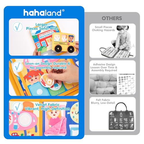 hahaland Busy Book Preschool Learning Activities, First Day of School Gifts - style: First Day of School
