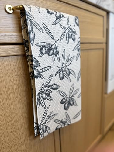 Kitchen Towels, Dish Towels for Kitchen, 3 Pc Kitchen Towel Set - color: Gray