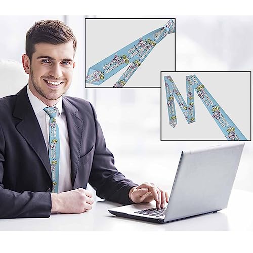 Men's Ties Novelty Tie Necktie for Men Teen Boys Multicolor Tie Party Holiday Thanksgiving Christmas - color: Black Giraffes