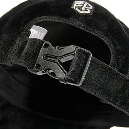 Baseball Cap for Women Men - Adjustable Size Hat - color: Black-19