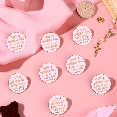 24Pcs Christian Gifts for Women Men Bible Verse Enamel Lapel Pin Bulk