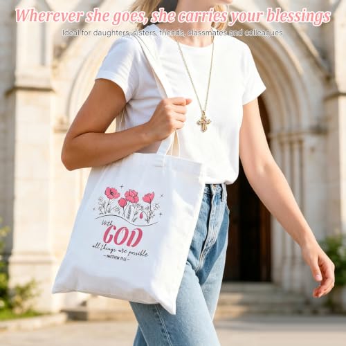 Christian Gifts For Women, 9Pcs Inspirational Religious Birthday Gift Set - color: White-Christian