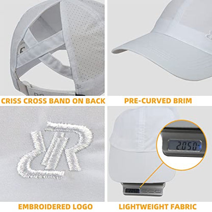 Women Criss Cross Ponytail Baseball Cap - color: White