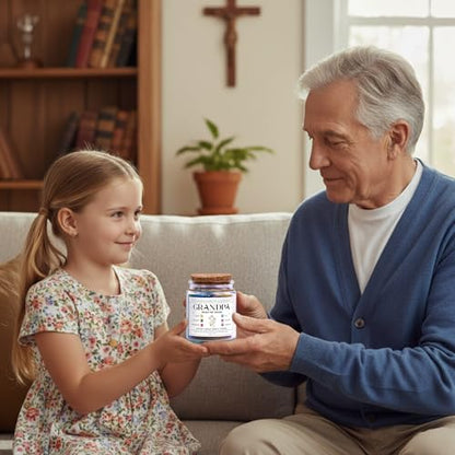 Bible Verse Jar for Grandpa – 92 Wisdom Scriptures - color: Bible For Grandpa