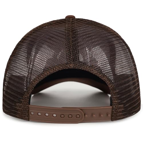 Christian Jesus Cross Hat - Faith Hats for Men Women - Religious Gifts for Thanksgiving Christmas - color: Faith Flag/Brown