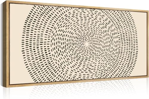 ANHUIB Large Jesus Feeds the 5000 Canvas Wall Art Easter Modern Christian Bible Wall Decor 20x40 Inch Minimalist Neutral Abstract Religious Painting Beige Black Biblical Artwork for Living Room Bedroom Dining Room - color: Jesus, size: 40"L x 20"W