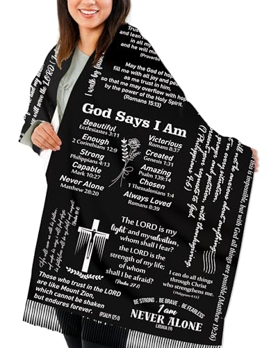 Bozidol Prayer Shawls and Wraps for Women - color: Black