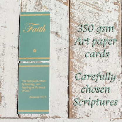 Bible Verse Box, 200 NKJV Scripture and Prayer Cards, Christian Faith Gift