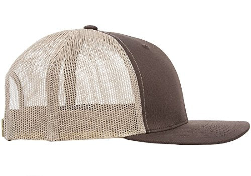 Yupoong Yp Classics Retro Trucker Cap - color: Brown/Khaki, size: One Size, style: Single