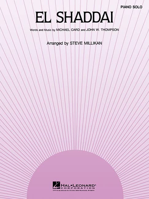 El Shaddai Piano Solo Sheet Music for Piano by Amy Grant | Contemporary Christian Sacred Music by Michael Card and John Thompson | Standard Notation Solo Arrangement in C Major for Worship Performance