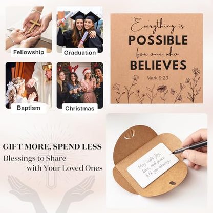 kilofly Set of 3/6 Bible Verse Bracelet Christian Unique Religious Gift for Women - style: Love Set3