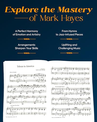 The Best of Mark Hayes | Sacred and Classical Piano Solos with Audio CD | Piano Sheet Music Songbook for Worship Services and Concerts | Hymns Jazz Arrangements and Christmas Favorites |Piano Music