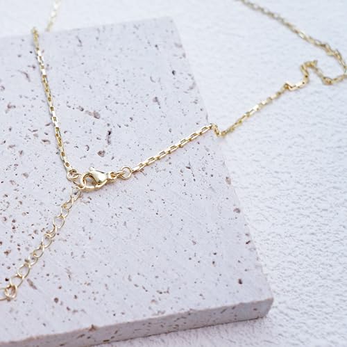 Gold Cross Necklace for Women, 14K Gold Plated - style: Pearl Cross