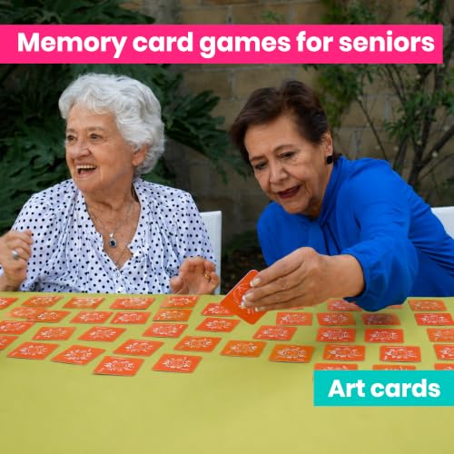 Menique Memory Matching Game – Famous Paintings for Adults & Kids – 70 Cards (35 Pairs) – Bilingual Art Game – Educational & Concentration Activity - style: Art