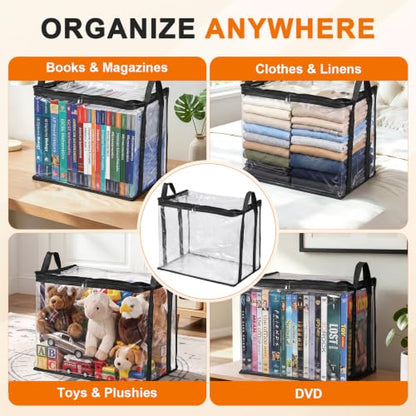 CTIME Waterproof Clear Book Storage Bag (XL) - size: XL