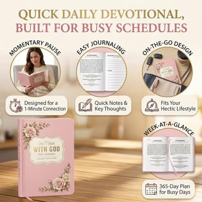 One Minute with God for Women 2026 Daily Devotional Prayer Journal - color: C