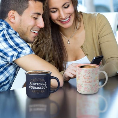 Christian Art Gifts Ceramic Coffee & Tea Scripture Mug for Men & Women - style: Fine