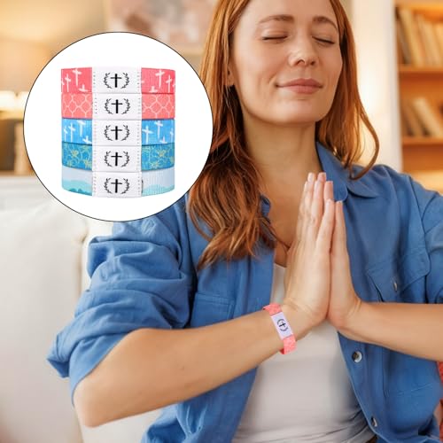 Penitue Bible Verse Bracelet, Wearable Christian Daily Wristbands with NFC Scan Inspirational Bracelet Religious Jewelry for Women & Men - style: Style C