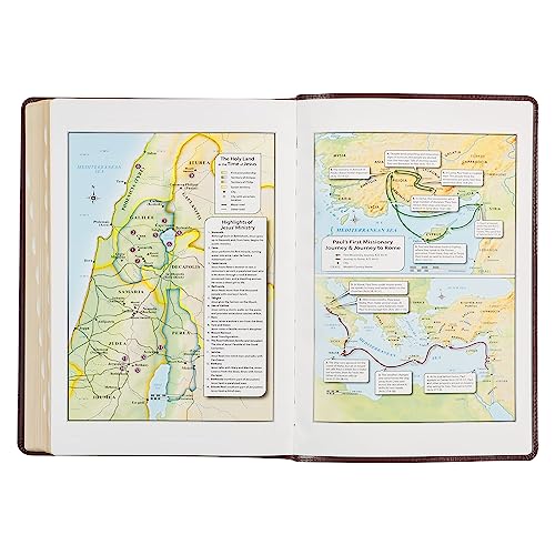 KJV Holy Bible, Super Giant Print Faux Leather Red Letter Edition - Ribbon Marker, King James Version, Burgundy (KJV Super Giant Print Editions)