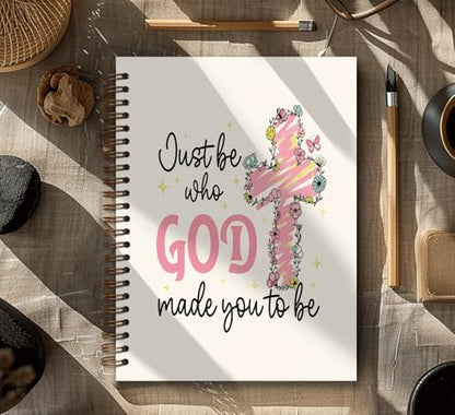 Dejfel God Pink Notebook Journal,Christian Gift for Women Girls - color: 001god