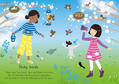 Little Sticker Dolly Dressing Easter: An Interactive Sticker Book for Kids to Dress Up Dolly and Play with Easter Animals