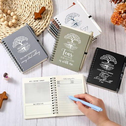 Kosiz 80 Pcs Christian Gifts Bulk Prayer Journals with Pens,Boho Color - color: Boho Color