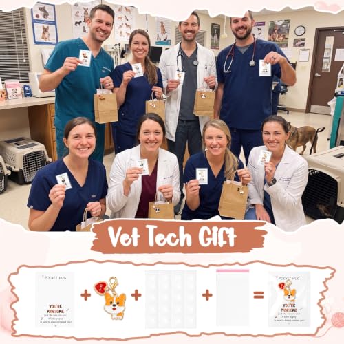 Kenning 12 Puppy Dog Keychain Bulk Vet Tech Appreciation Gift Bulk - style: Puppy