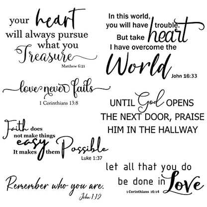 BBTO Bible Verse Stickers Peel & Stick,Remember Who You are - style: Remember Who You are