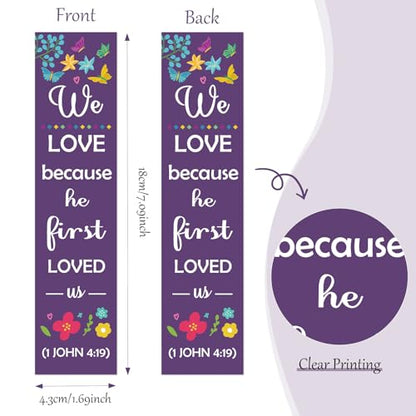 Christian Gifts for Women Men 8 Pieces Christian Scripture Bookmarks Encouragement Inspirational Gift Catholic Spiritual Bible Verses Gift for Mom Dad Daughter Son Sister Friends Paper Bookmarks - color: Inspirational Bookmark