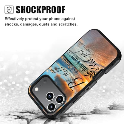 Case for iPhone 18 Pro/iPhone 17 Pro - Bible Verse Psalm 46:10 - color: Quotes Bible Verse Psalm 46:10, size: iPhone 18 Pro / 17 Pro