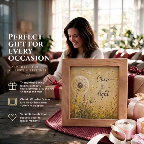 Chase the Light, Framed Wooden Farmhouse Wall Art - color: Light41