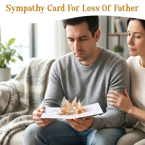 Goodbye Is Not Forever 3D Pop Up Sympathy Card, Sympathy Cards for Loss of Loved One, Mother, Father, Grandma, Grandpa, Child, Grief, Condolences Cards, Bereavement Memorial Thinking of You